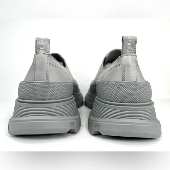 Alexander McQueen Men's Tread Slick Gray Low-Top Sneakers Size EU 49 - US 16 - Picture 5 of 10